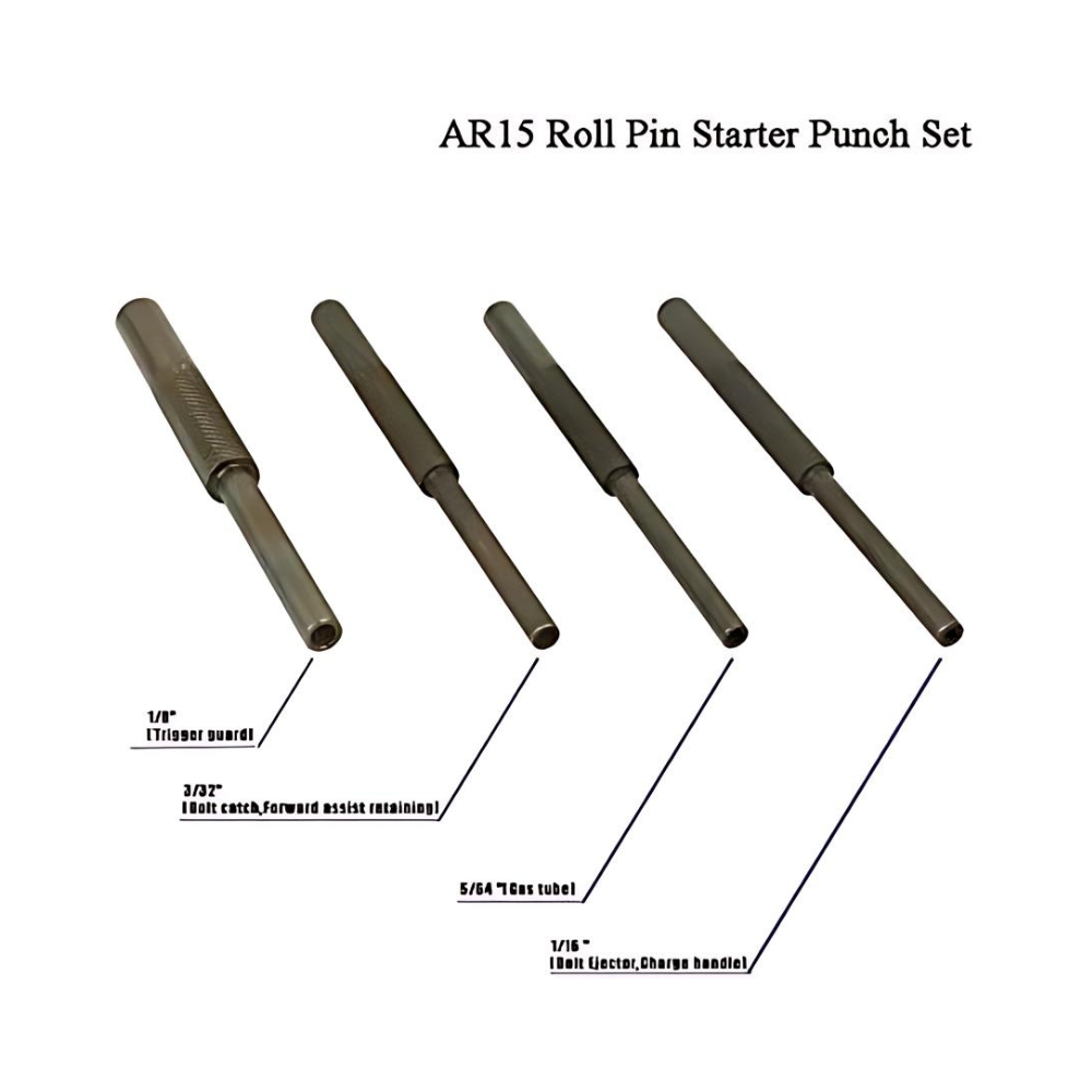 Gunsmithing Roll Pin Punch Set – Precision Starter Tools - Image 4