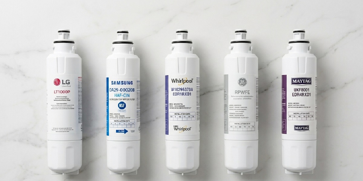 Best refrigerator water filters compared — LG, Samsung, Whirlpool, GE, Maytag
