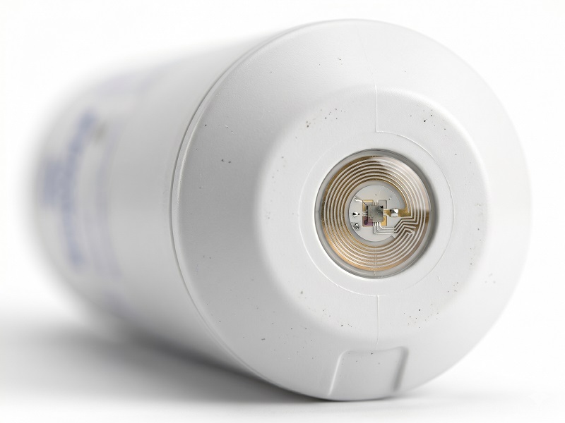GE RPWFE water filter RFID chip close-up detail