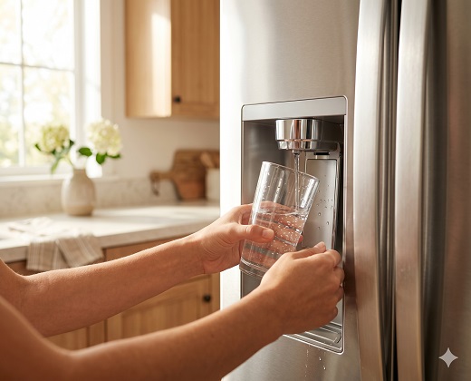 Family enjoying clean water