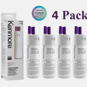 Water Filters Compatible with 9930 & 9081 Refrigerators – 4-Pack