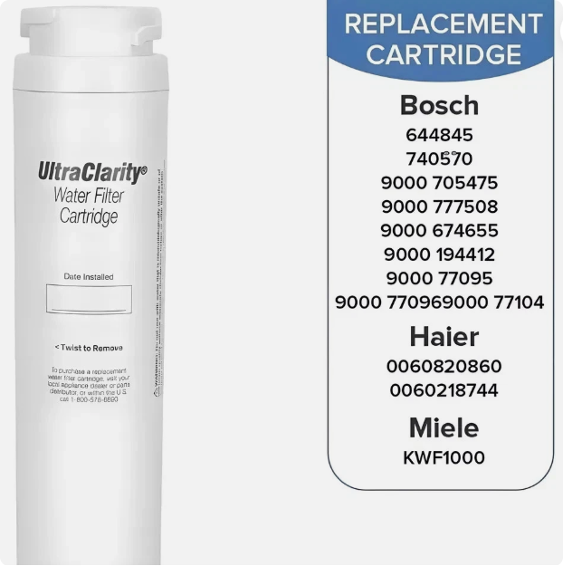 Water Filters Compatible with Bosch 9000 194412 Refrigerators – 2-Pack - Image 4
