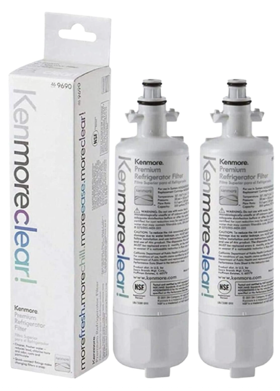 Replacement Water Filters for Kenmore 469690 Refrigerators – 2-Pack