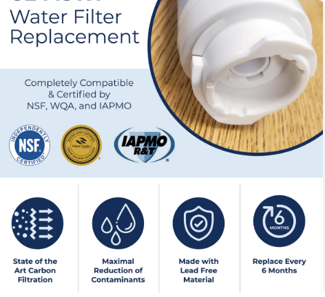 Replacement Water Filter for GE MSWF Refrigerators – 1-Pack - Image 7