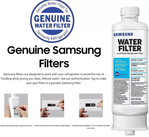 Water Filter Compatible with Samsung DA97-17376B (HAF-QIN/EXP) Refrigerators – 1-Pack, US Shipping - Image 7