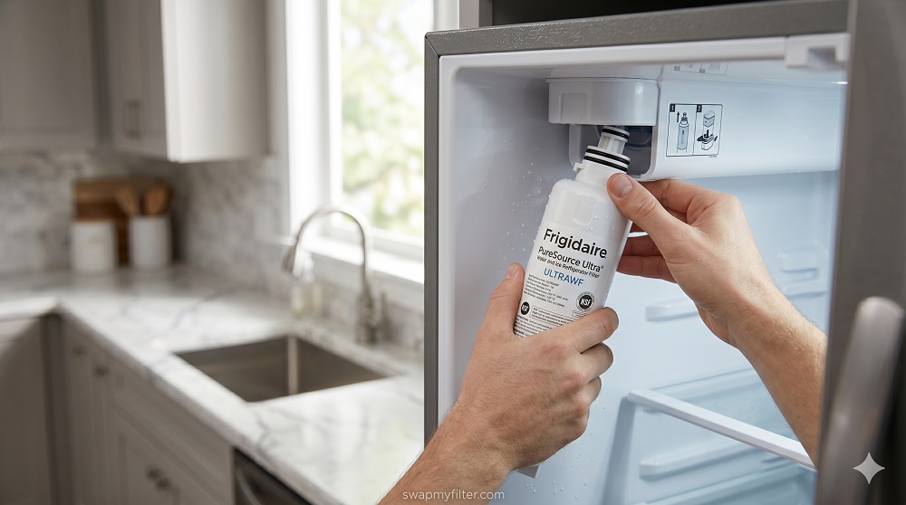 Installing Frigidaire ULTRAWF water filter